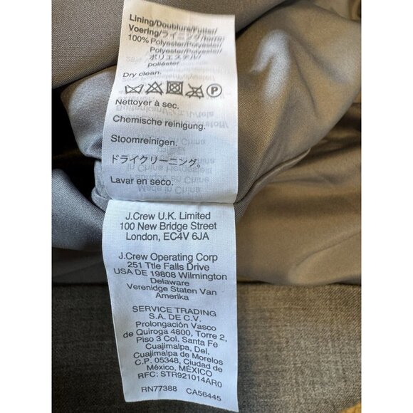 J Crew Skirt 6 Gray Gathered Pleat Bag Waist W Pockets Stretch - Picture 7 of 8